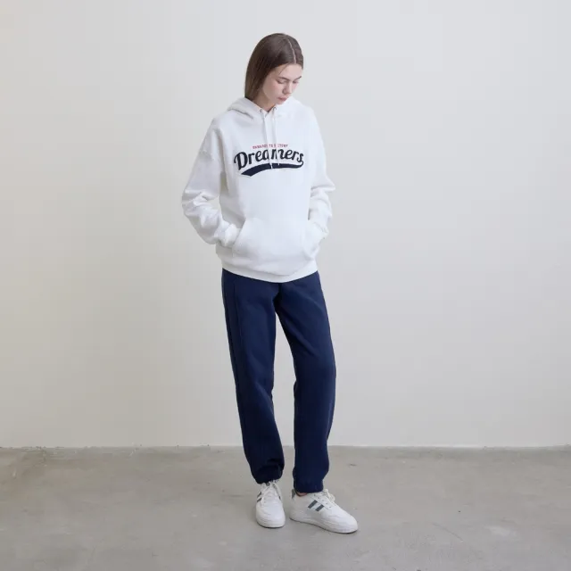 【GIORDANO 佐丹奴】男女裝簡約素色內刷毛束口褲(多色任選)