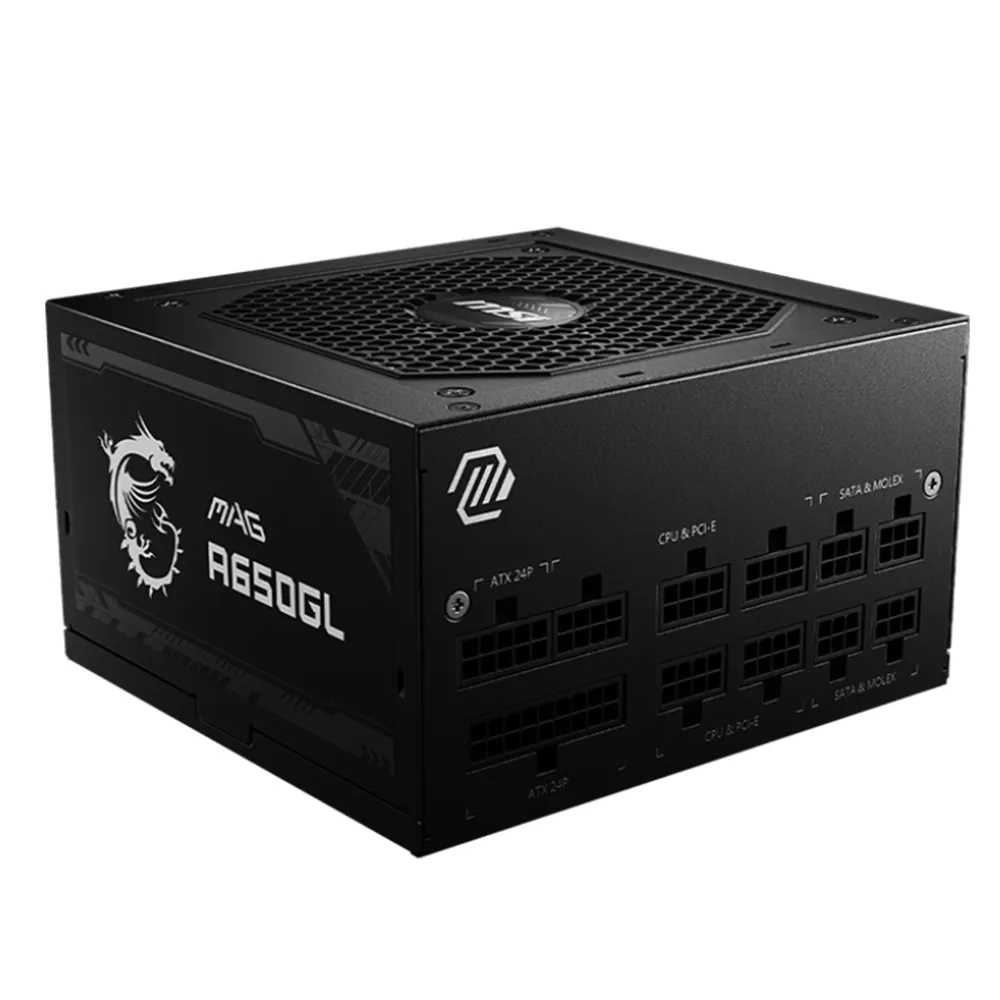 【MSI 微星】MAG A650GL 80PLUS 650W 金牌 電源供應器