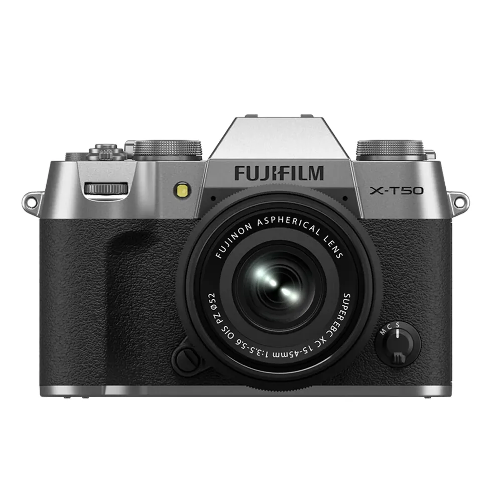 【FUJIFILM 富士】X-T50 +XC15-45mm -銀色(平行輸入)