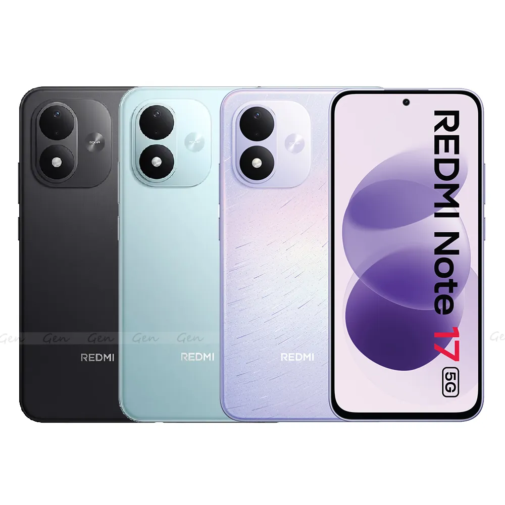【小米】REDMI紅米 Note 17 5G 6.99吋(8G/256G/Snapdragon4Gen4/5000畫素主鏡頭)