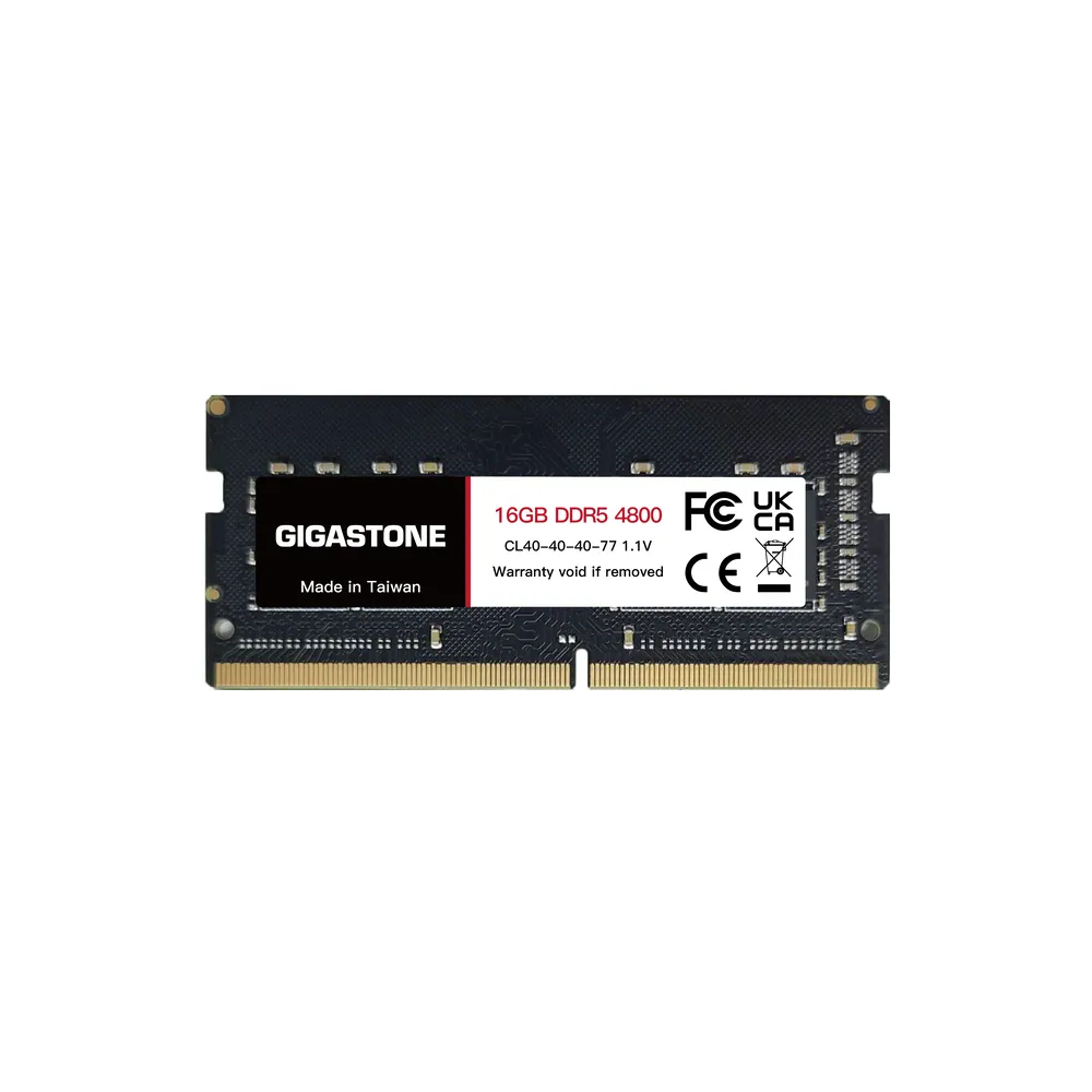 【GIGASTONE 立達】DDR5 4800MHz 16GB 筆記型記憶體單入(NB專用)