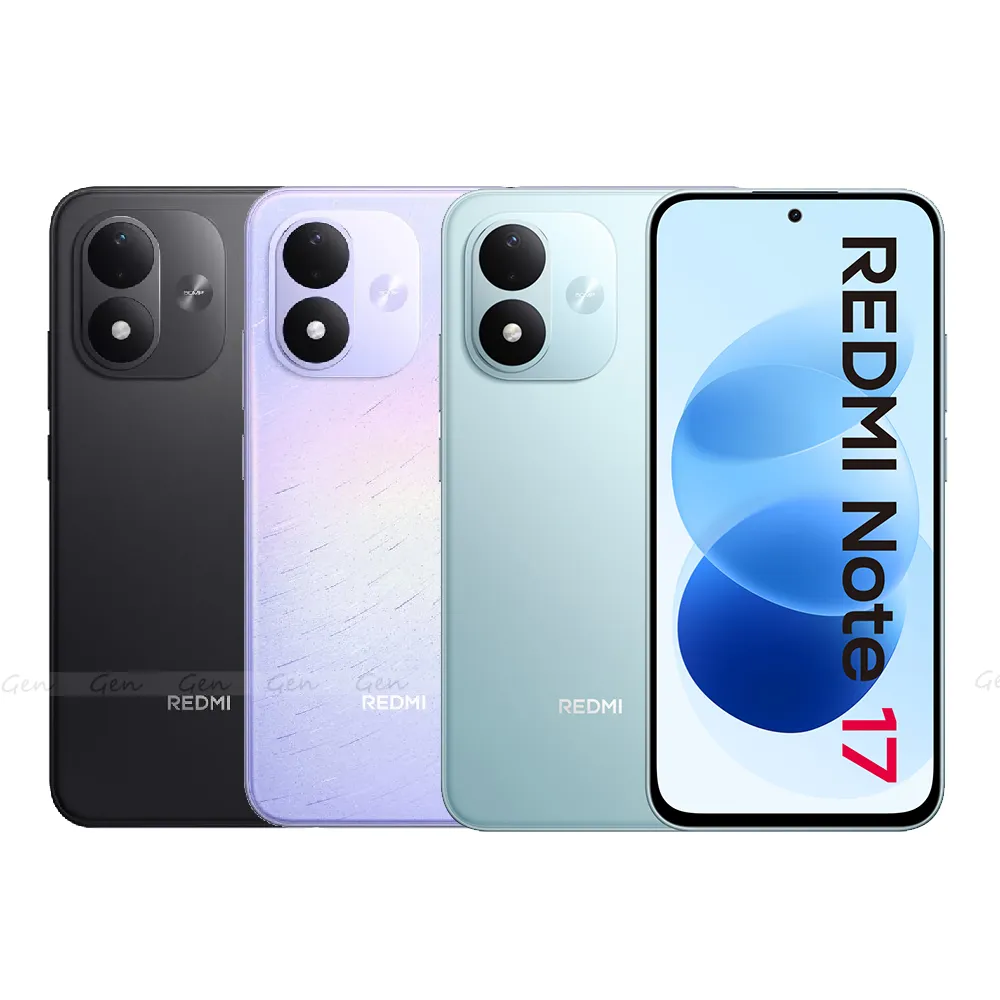 【小米】REDMI紅米 Note 17 4G 6.99吋(6G/128G/Snapdragon6Gen4/5000畫素主鏡頭)