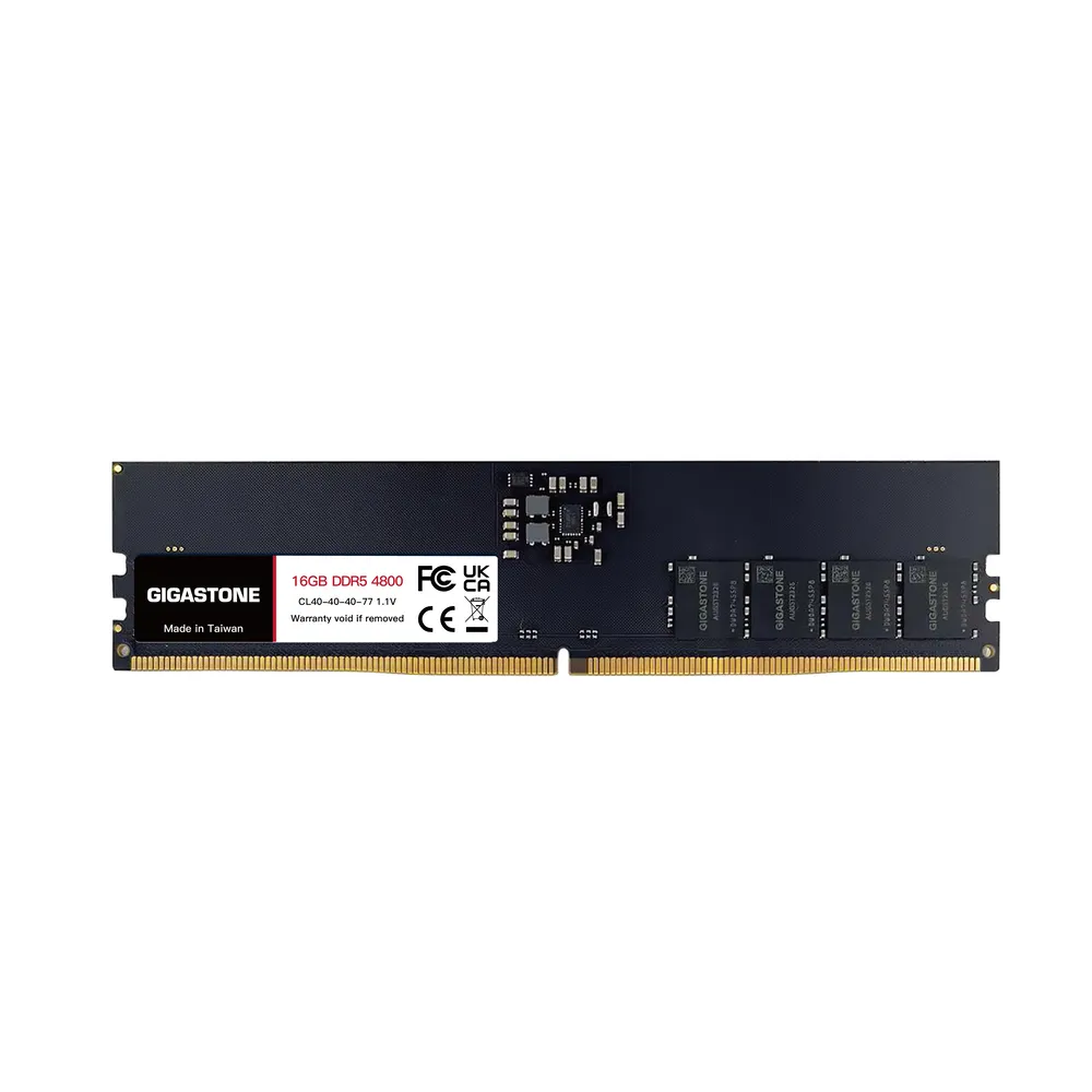 【GIGASTONE 立達】DDR5 4800MHz 16GB 桌上型記憶體單入(PC專用)