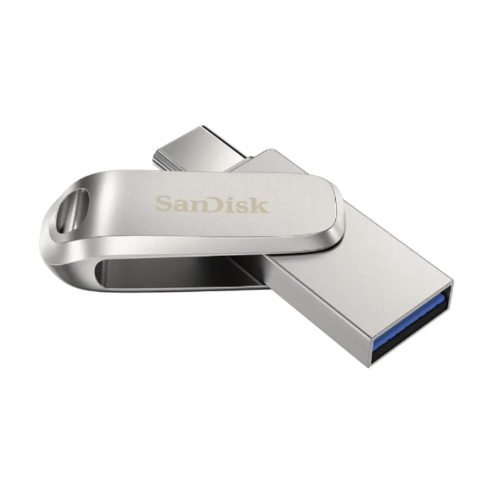【SanDisk 晟碟】全新版 128GB Ultra Luxe TYPE-C USB 3.2 雙用隨身碟 原廠5年保固 最高讀速400MB/s