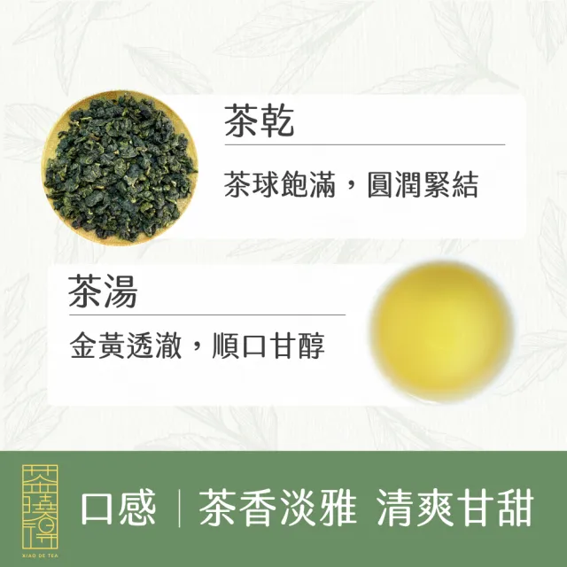 【xiao de tea 茶曉得】雙11推薦阿里山嫩芽鮮採烏龍茶葉(150gx12包-3斤)