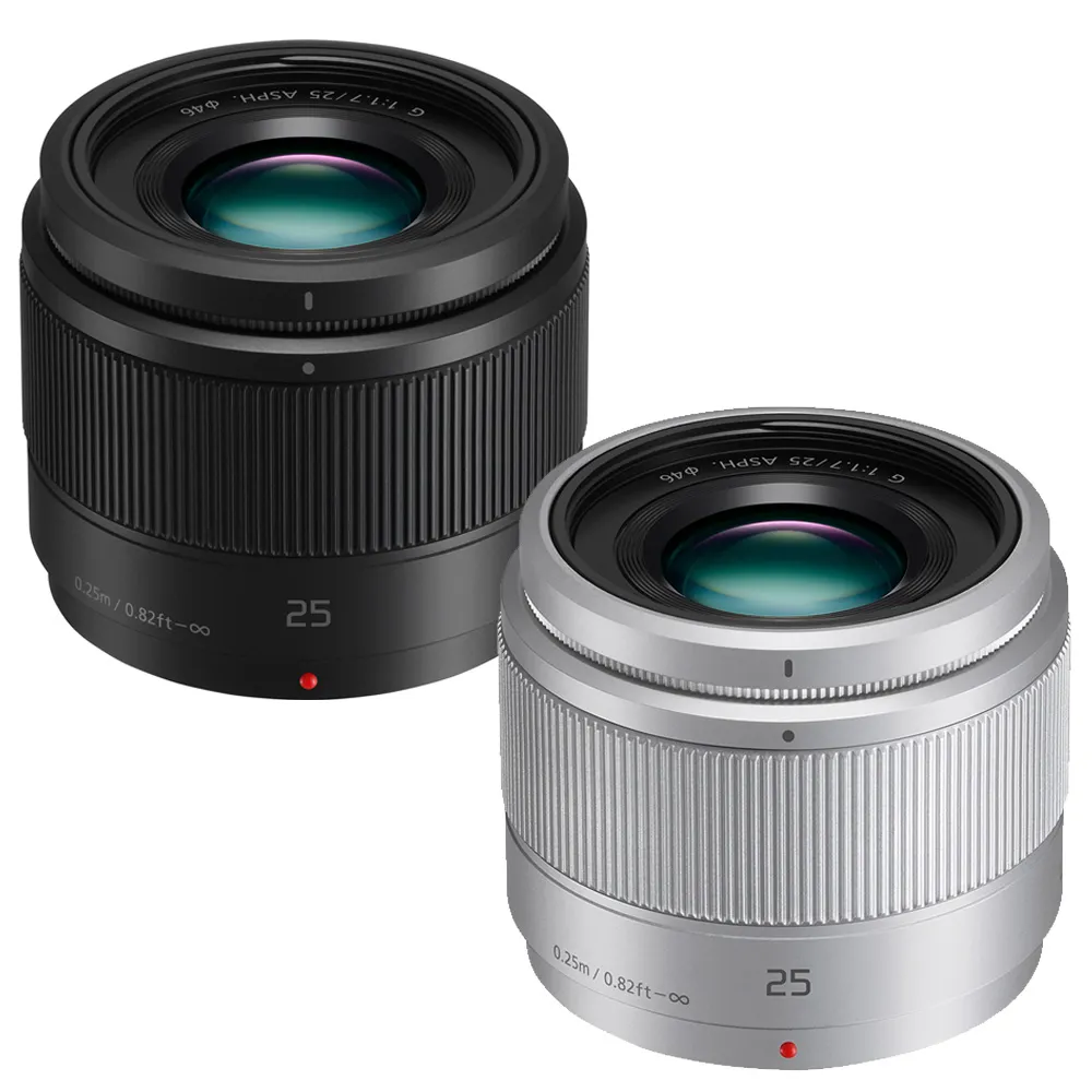【Panasonic 國際牌】LUMIX G 25mm F1.7 ASPH. 定焦鏡頭 --公司貨