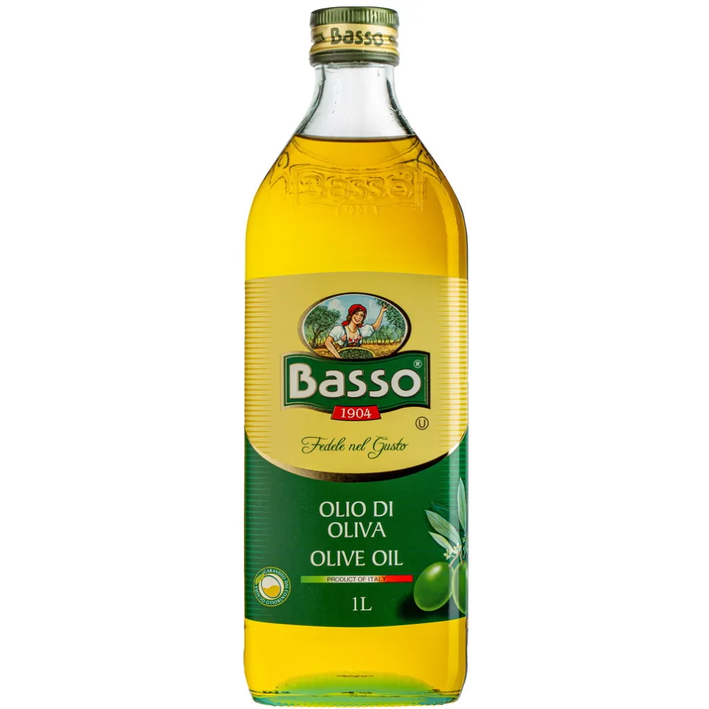 【BASSO 巴碩】義大利 耐高溫特純橄欖欖油1L x 12入(整箱優惠價)