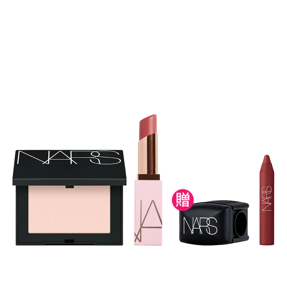 【NARS】官方直營 激情過後唇頰組(激情過後嫩唇膏＋炫色腮紅 )