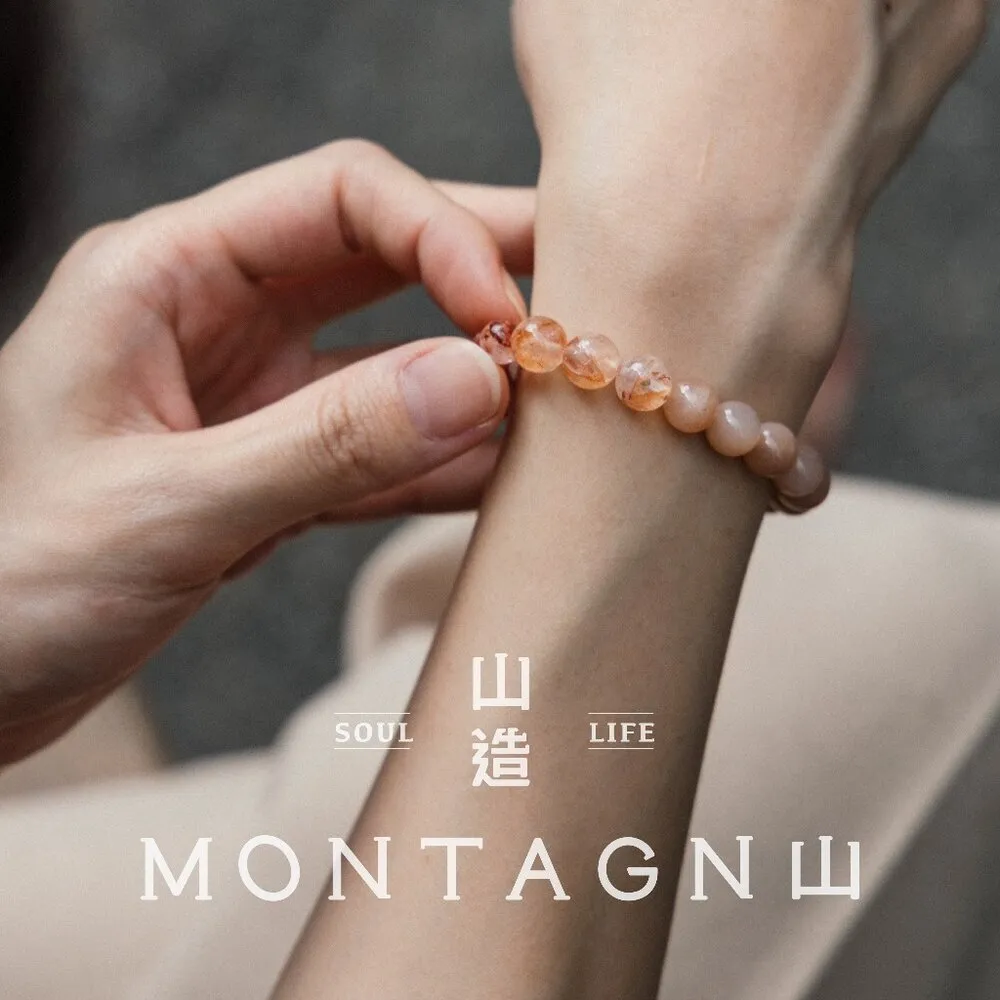 【Montagne de pierre】FS202E Dawnlight 丨太陽石。紅膠花 新年 開運禮 過年
