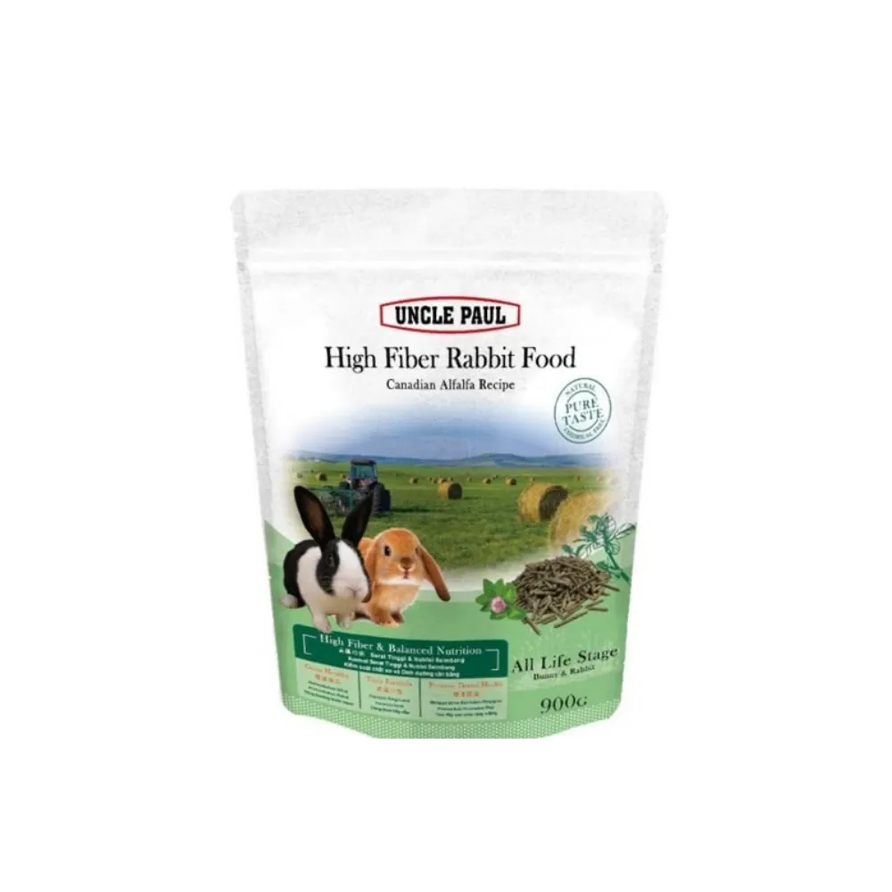 【UNCLE PAUL 保羅叔叔】高纖兔料 900g*6入組(兔飼料)