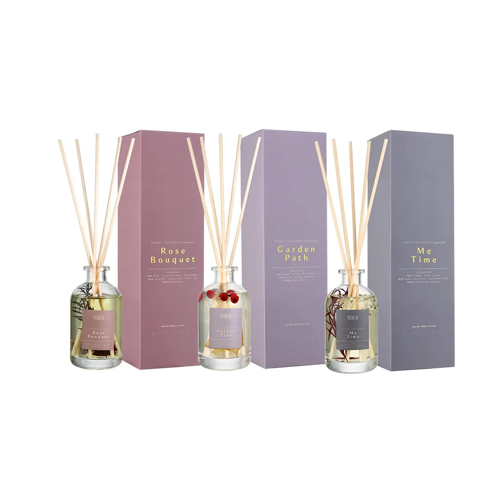 【Naturero 植淨林】花蒔間居家擴香100ML(任選-快樂時光/玫瑰花束/花園小徑)