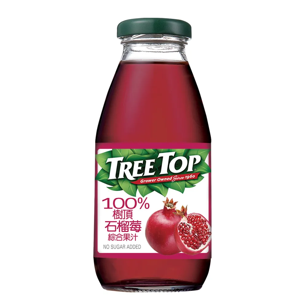 【Tree Top 樹頂】100%石榴莓綜合果汁 300mlx1箱(共24入)