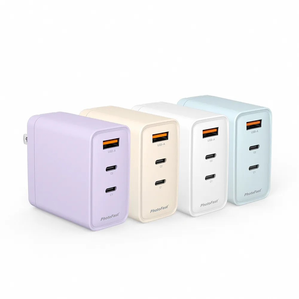 【Photofast】A1 Charge 65W GaN氮化鎵 三孔2C1A 快充充電器/旅充