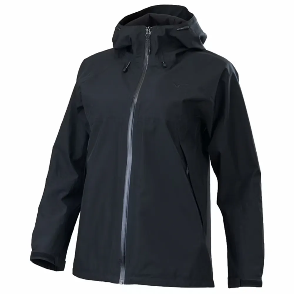 【MIZUNO 美津濃】外套 女 運動連帽外套 防潑水 GORETEX 黑 B2TECX8809