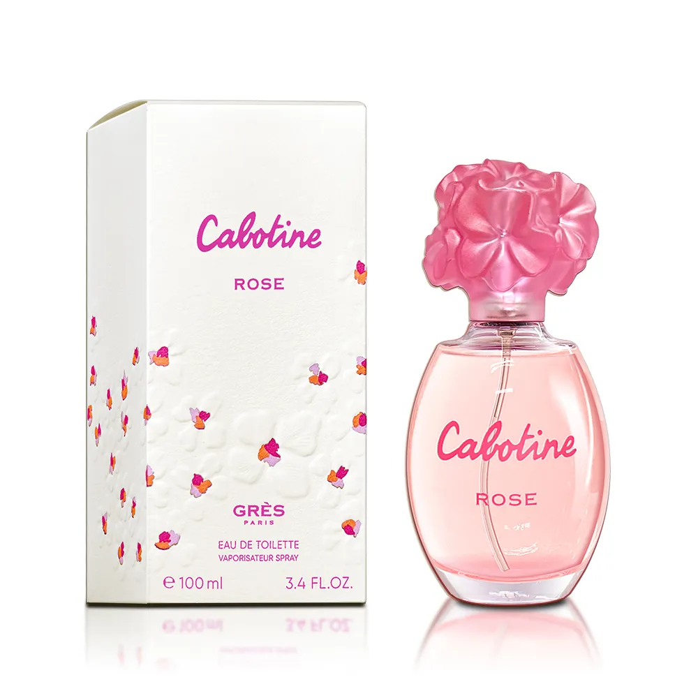 【Gres】Cabotine Rose 卡布丁 粉紅佳人淡香水 100ml (專櫃公司貨)