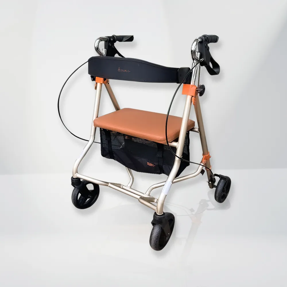 【Orange Plus 悅康品家】樂活助行車(助行車 步行推車 老人推車 步行輔助車 老人散步車)