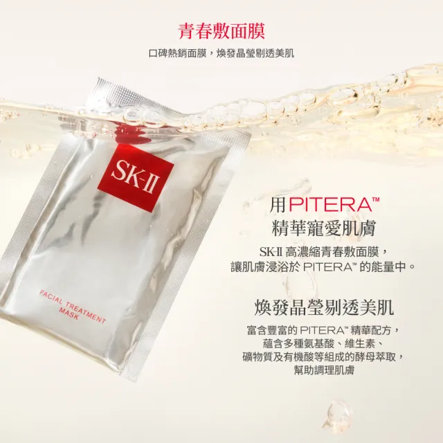 【SK-II】官方直營 青春面膜雙重組(青春露160ml＋面膜6片)(雙11)