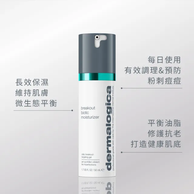 【dermalogica 德卡】煥顏淨透抗痘雙星組(水凝乳50ml+精華液30ml)水楊酸
