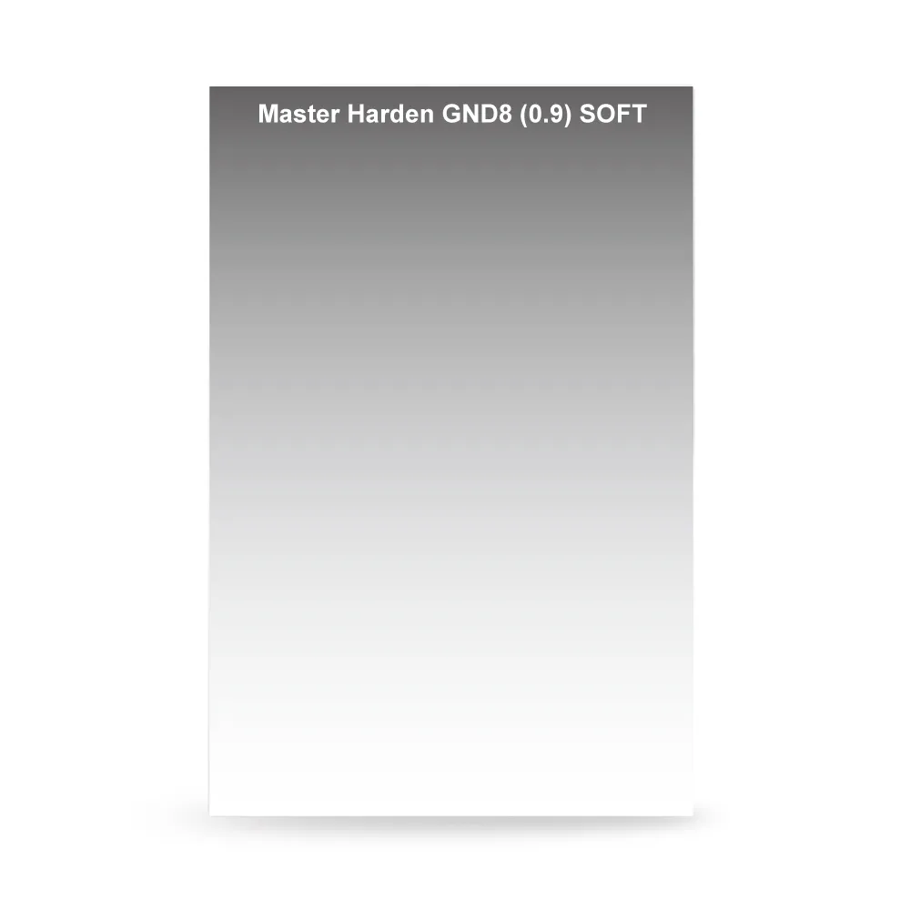 【BENRO 百諾】Master Harden GND 8 0.9 SOFT 鋼化軟式漸層減光鏡 100x150mm(勝興公司貨)