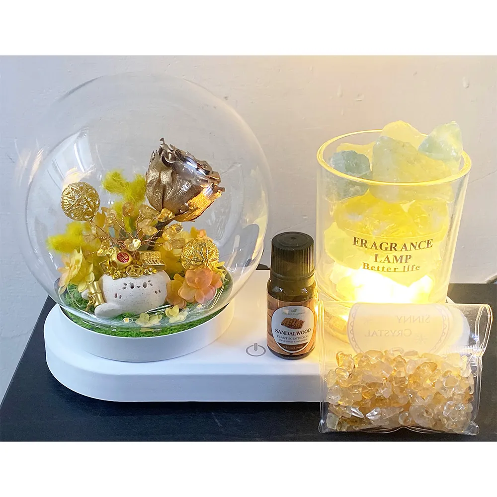 【OSTARA FLORIST 奧斯塔拉花藝】水晶樹豆丁 水晶石擴香系列(水晶樹、永生花、居家生活、花禮)