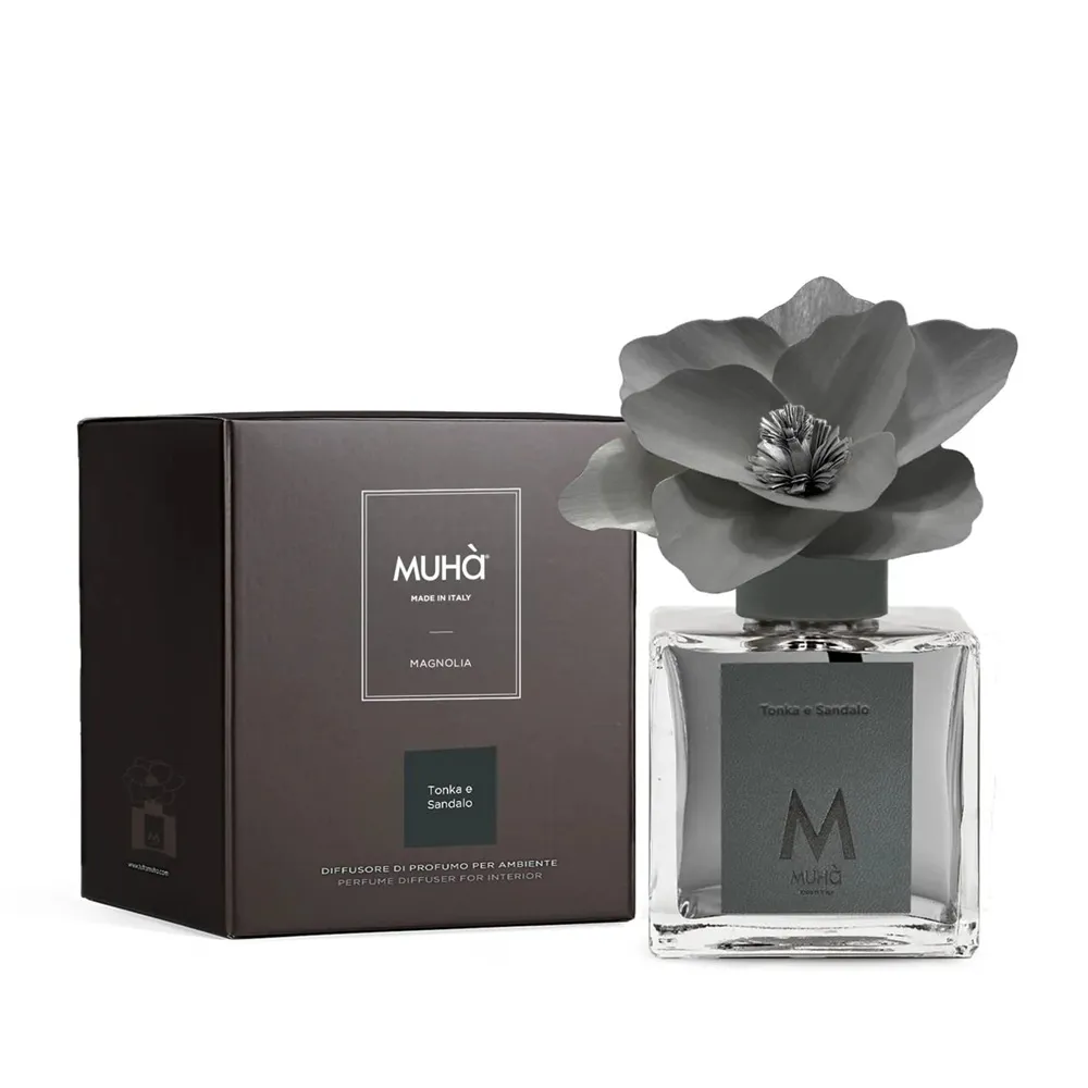 【MUHa】義大利進口室內香氛-木蘭花-暖木沉香 250ml( 室內擴香 居家香氛)