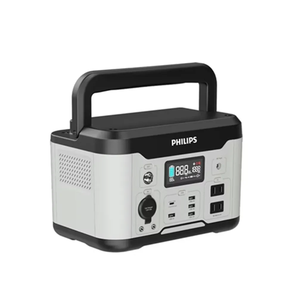 【Philips 飛利浦】600W 攜帶式儲能行動電源 DLP8093C(露營/戶外行動電源/UPS不斷電)