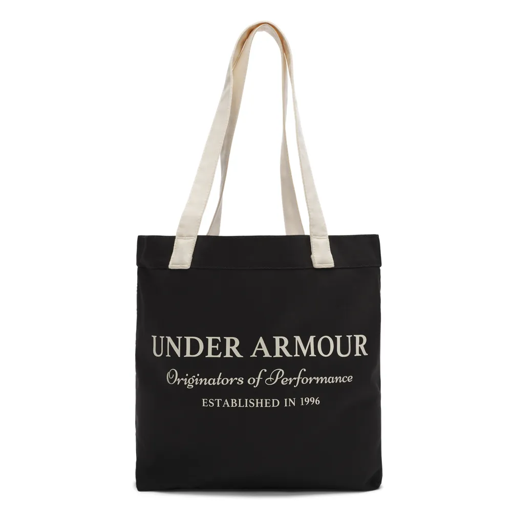 【UNDER ARMOUR】UA 男女同款 帆布托特包_6001898-004(黑色)