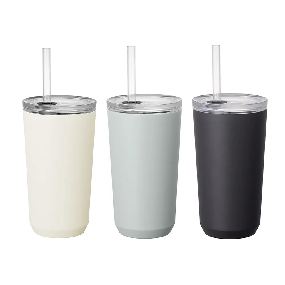 【Kinto】TO GO TUMBLER 吸管隨行杯 480ml(共三色)