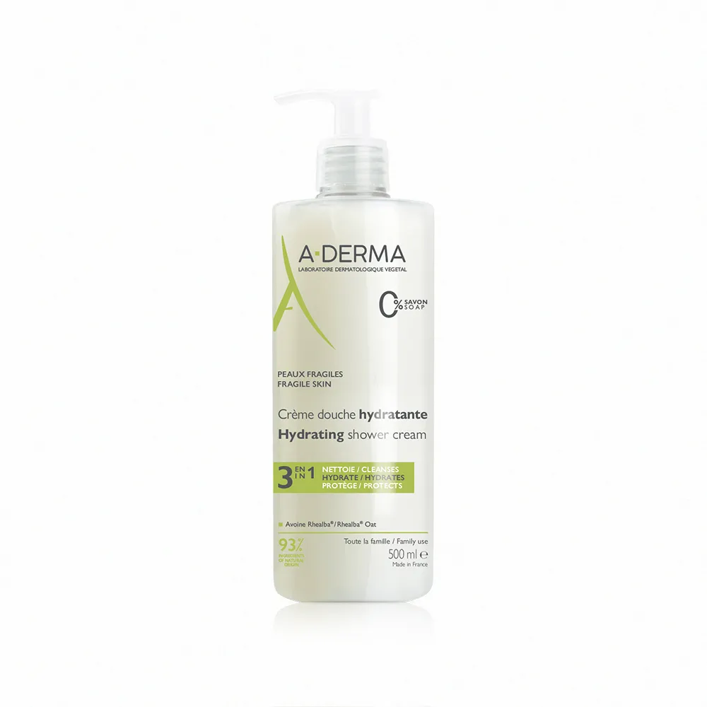 【A-DERMA 艾芙美】官方直營 燕麥柔膚泡沫凝膠500ml(舒緩保濕洗顏凝膠 / 臉及身體均適用)
