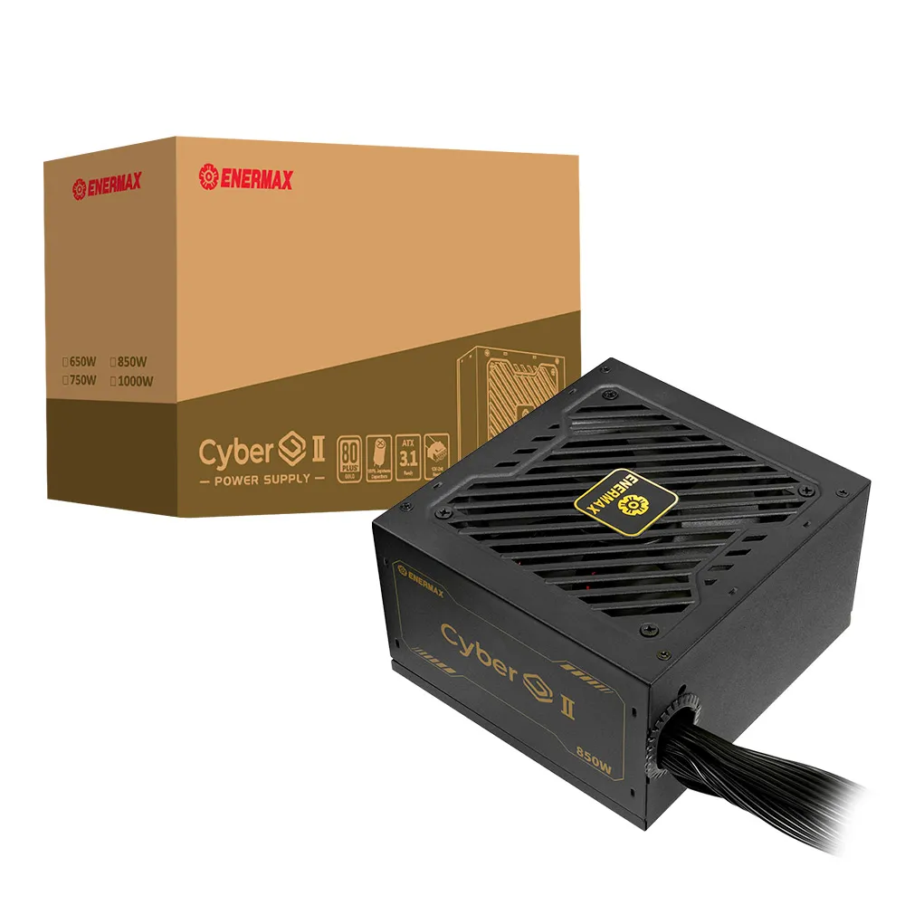 【ENERMAX】保銳科技 CyberG II 850W ATX 3.1 80PLUS金牌 電源供應器