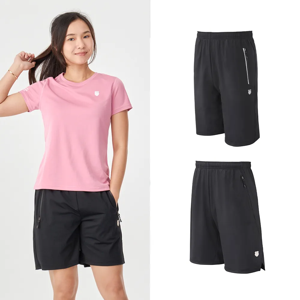 【K-SWISS】吸濕排汗運動短褲 女短褲 涼感 彈性親膚 網球 匹克球 慢跑 多色(1913677/1913693)