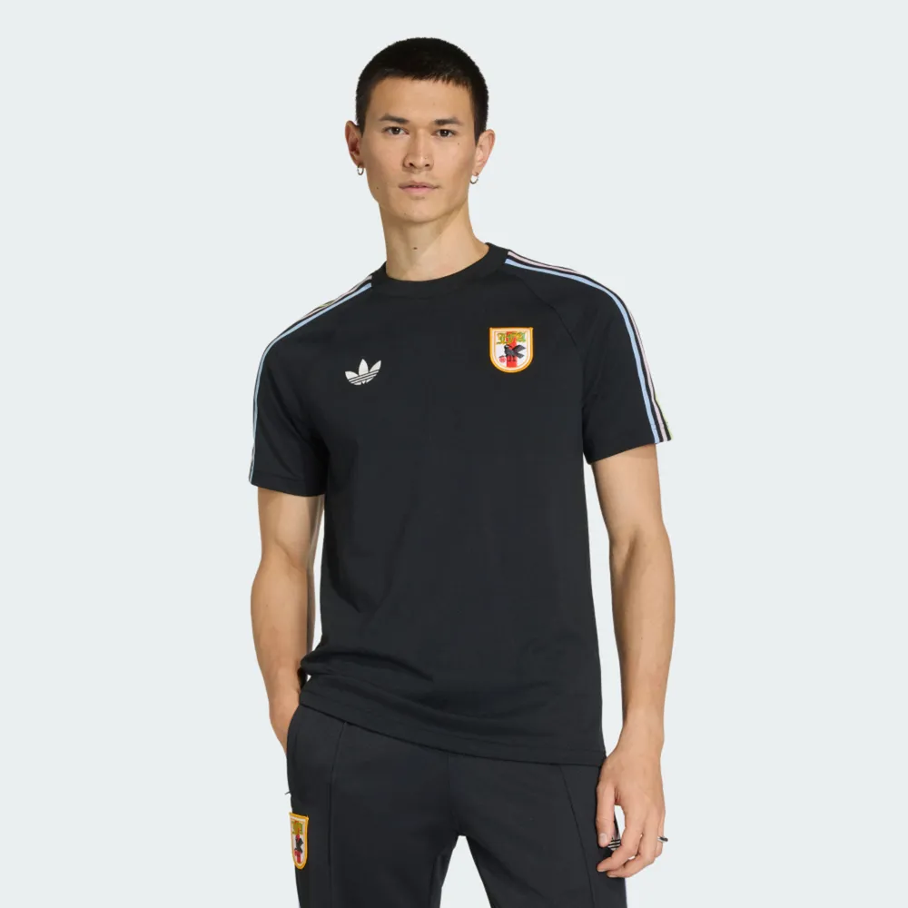 【adidas 愛迪達】Jfa Og Tee 男 T恤 運動上衣 黑 世界盃 日本 短袖上衣(KA1521)