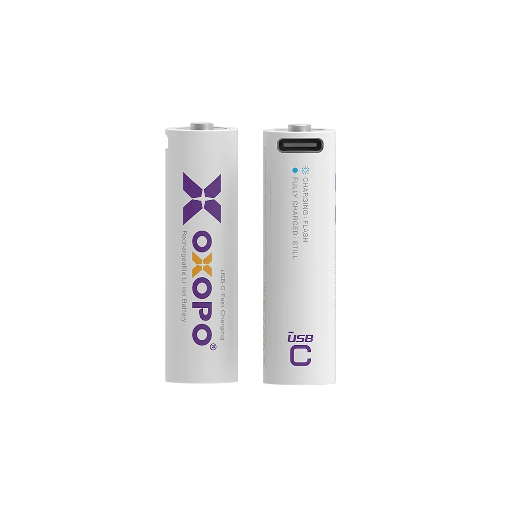 【OXOPO】XC系列 1.5V Type-C 充電鋰電池 (3號2入)
