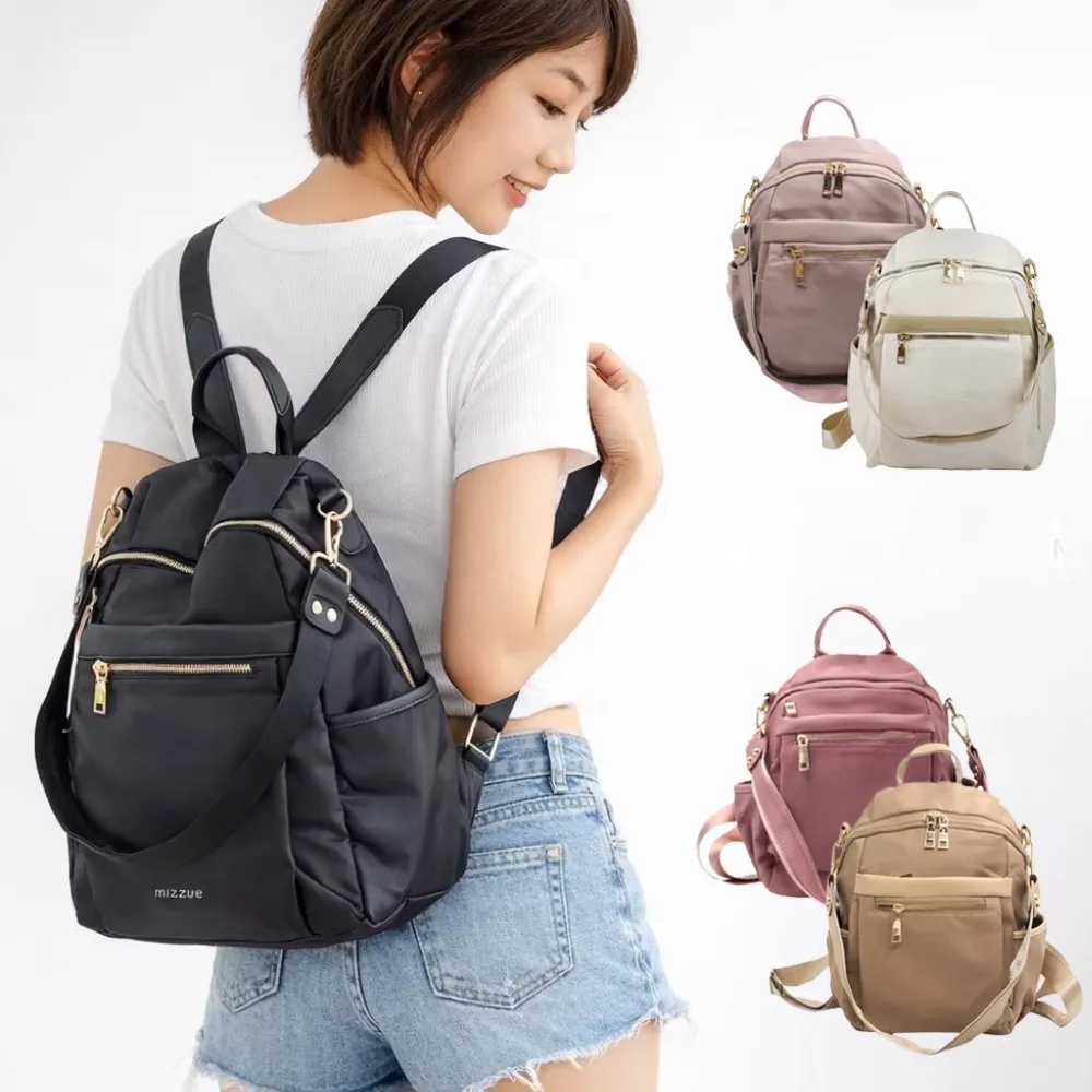 【Catsbag】雙11 加大款防潑水尼龍兩用後背包G1989(防水包 後背包/側肩包)