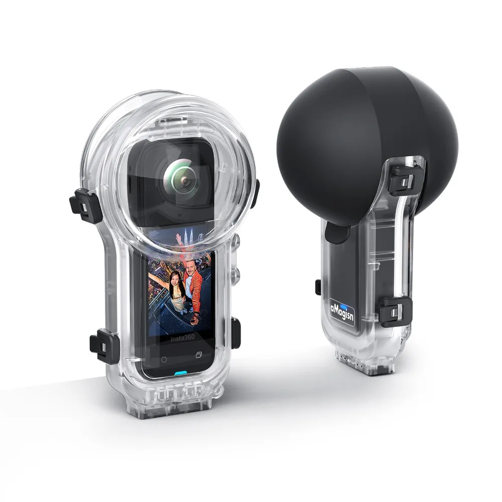 【AMAGISN】Insta360 X5 快拆全隱形潛水殼(贈保護套)