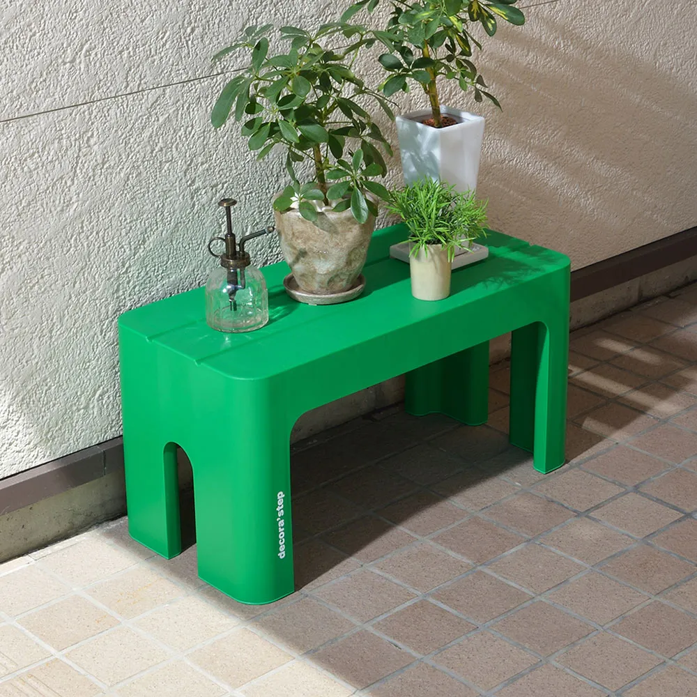 【squ+】Decora step日製長形多功能墊腳椅凳-高30cm-3色可選(穿鞋椅/客廳小凳/迷你桌/浴室坐凳)