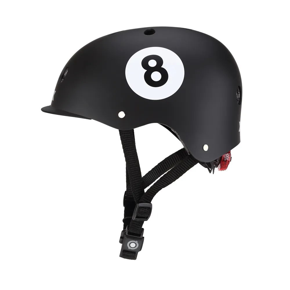 【GLOBBER 哥輪步】官方直營 法國 ELITE 兒童單車安全帽 XS-8號球黑(護具、防護、防摔)
