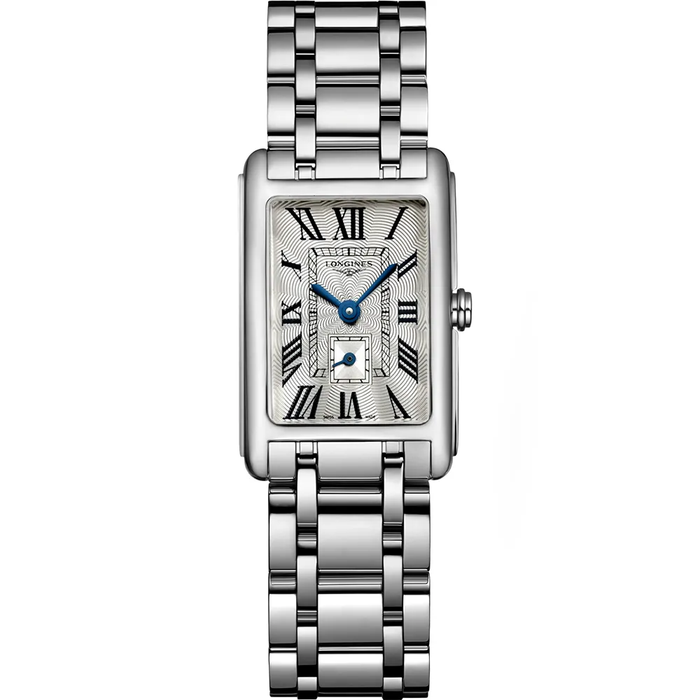 【LONGINES 浪琴】DolceVita 獨立小秒針石英女錶-銀/21mm(L5.255.4.71.6)