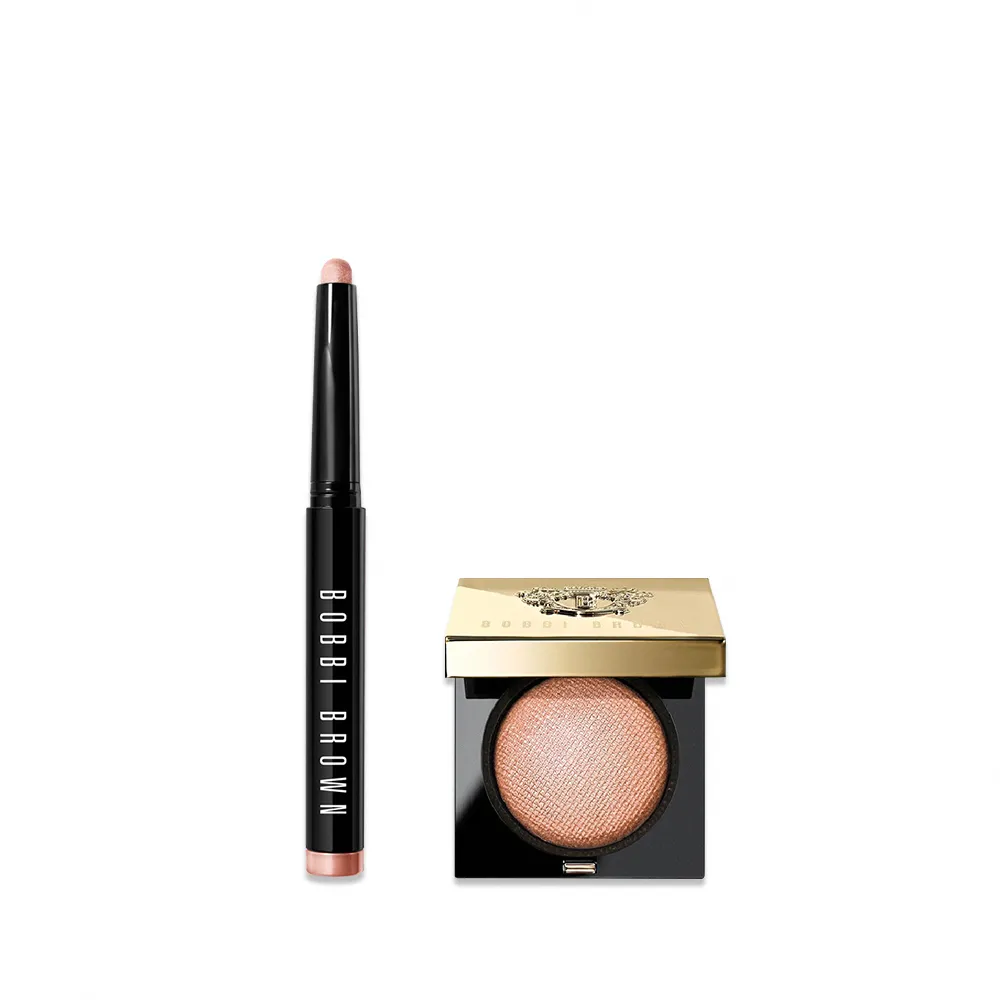 【Bobbi Brown 芭比波朗】完美眼影雙星組(超持久炫彩眼影筆+極致鑽石眼影)