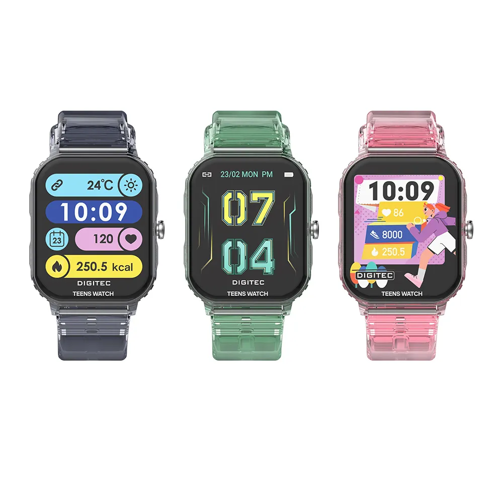 【DIGITEC】數碼科技 JELLY 手錶 Teens 青少年款 多功能 運動 健康 觸控螢幕 17種語言