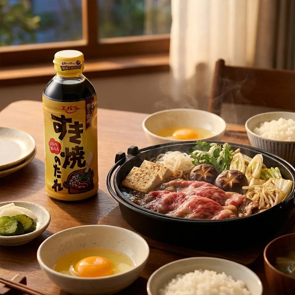 【Ebara】3罐入荏原關東味壽喜燒醬日式火鍋醬汁牛丼親子丼蓋飯燉肉炒麵萬用調味料(日本原裝現貨甘甜濃郁)