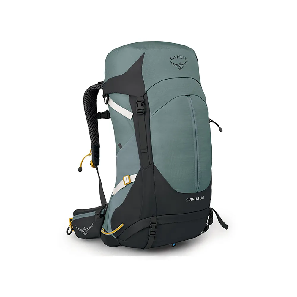 【Osprey】雙11 Sirrus 36 透氣網架健行登山背包 36L 女款 石蓮綠(登山背包 健行背包 運動背包)