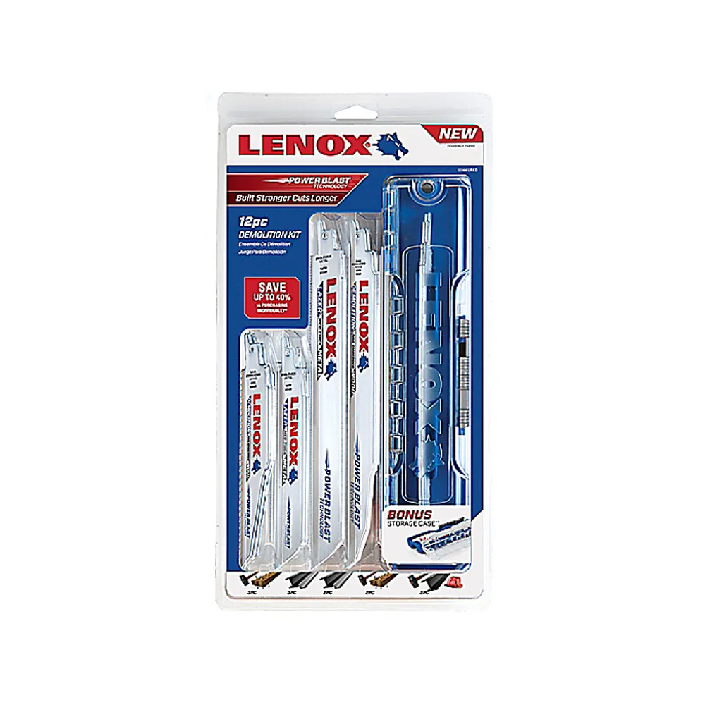 【LENOX 狼牌】軍刀鋸片12件套組(LET12144)