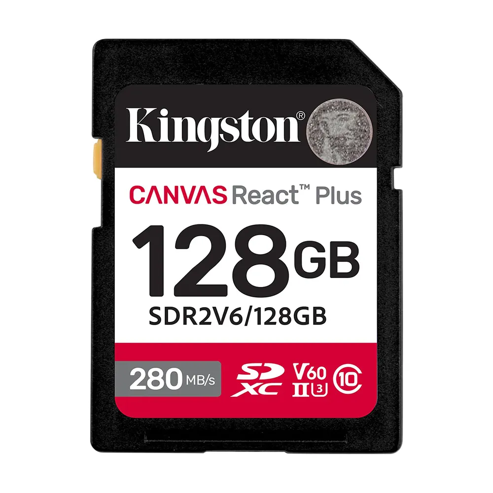 【Kingston 金士頓】128GB SDXC SD U3 V60 UHS-II 記憶卡(SDR2V6/128GB 平輸)