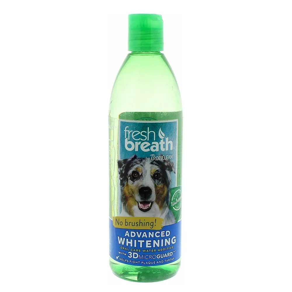【Fresh breath 鮮呼吸】潔牙水+強效美白16oz(犬貓適用)