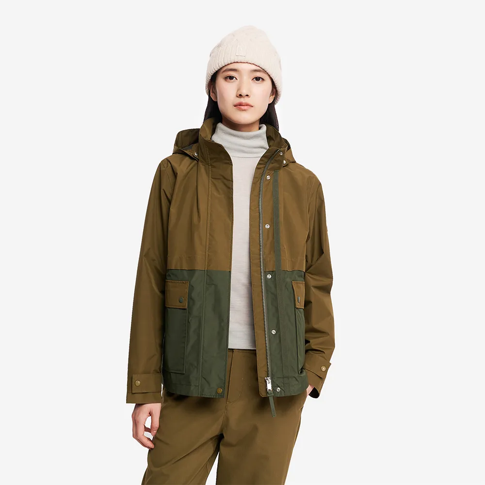 【AIGLE】女 GORE-TEX 防水透氣外套｜AG-5A208A071 橄欖綠 (女外套 防水透氣外套 防風外套 Goretex)
