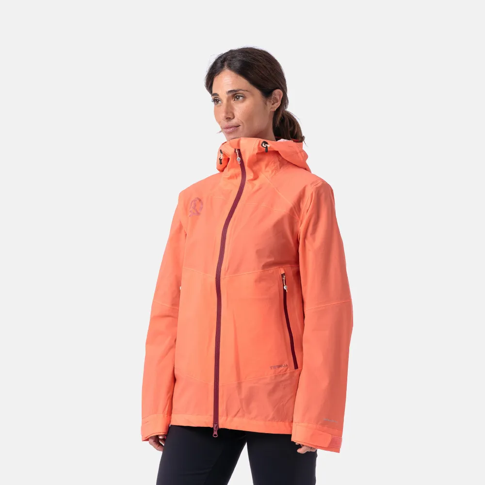 【TERNUA】女 Shelltec 連帽防水外套 ARKO 1643827(秋冬服飾 登山 防水透氣)