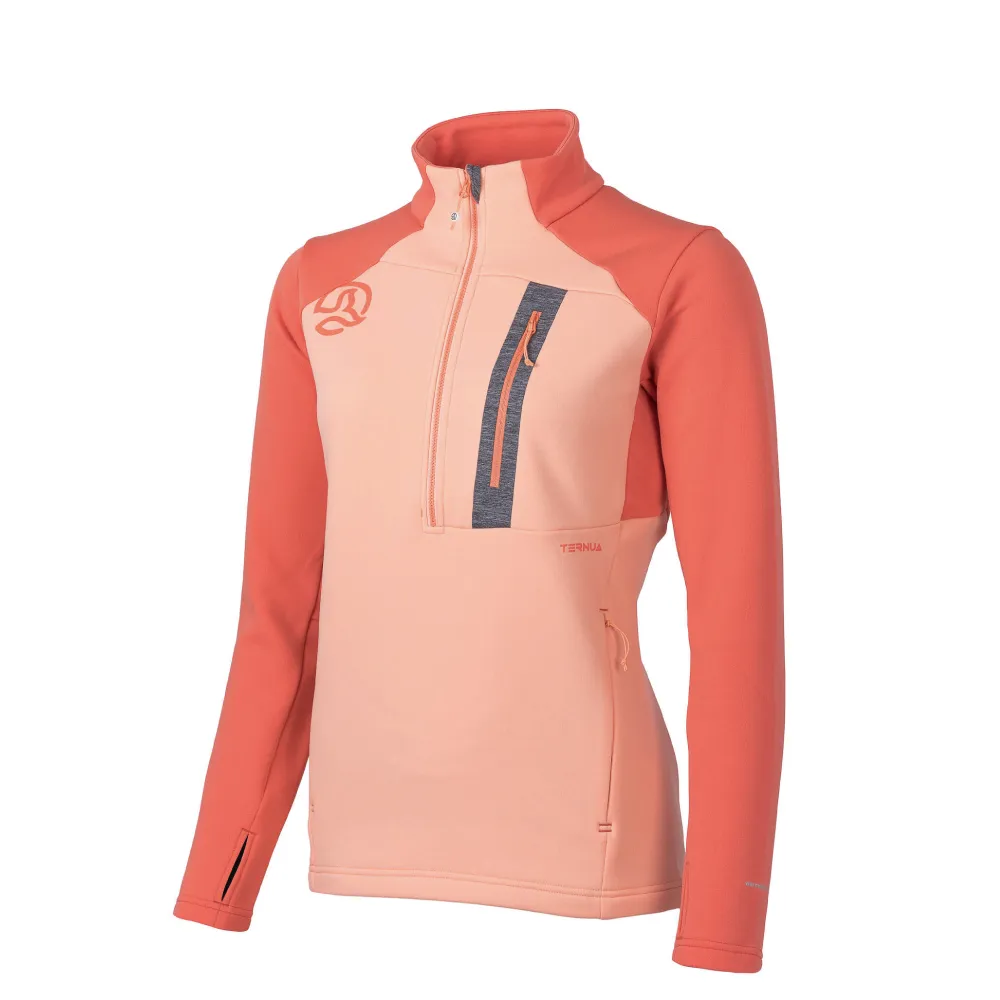 【TERNUA】女 Warmshell Pro 半門襟保暖中層衣 PUNJAK 1208305(登山 保暖 中層)