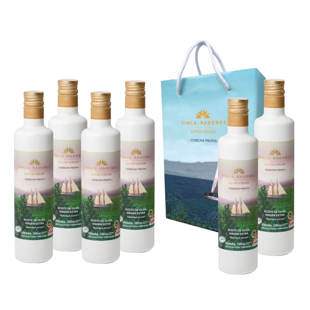 【巴狄尼絲莊園】雙11限定 Picual 單一品種特級初榨橄欖油500mlx4入+ 500mlx2入禮盒(共6入 / 送禮首選)