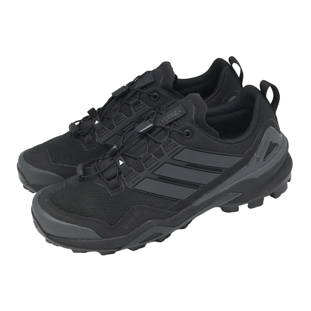 【adidas 愛迪達】登山鞋 Terrex Skychaser GTX 男鞋 防水 黑 戶外 機能 越野 健行 愛迪達(IH1093)